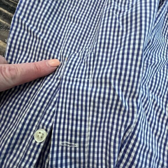Ralph Lauren Blue and White Button Down Shirt - Picture 9 of 11